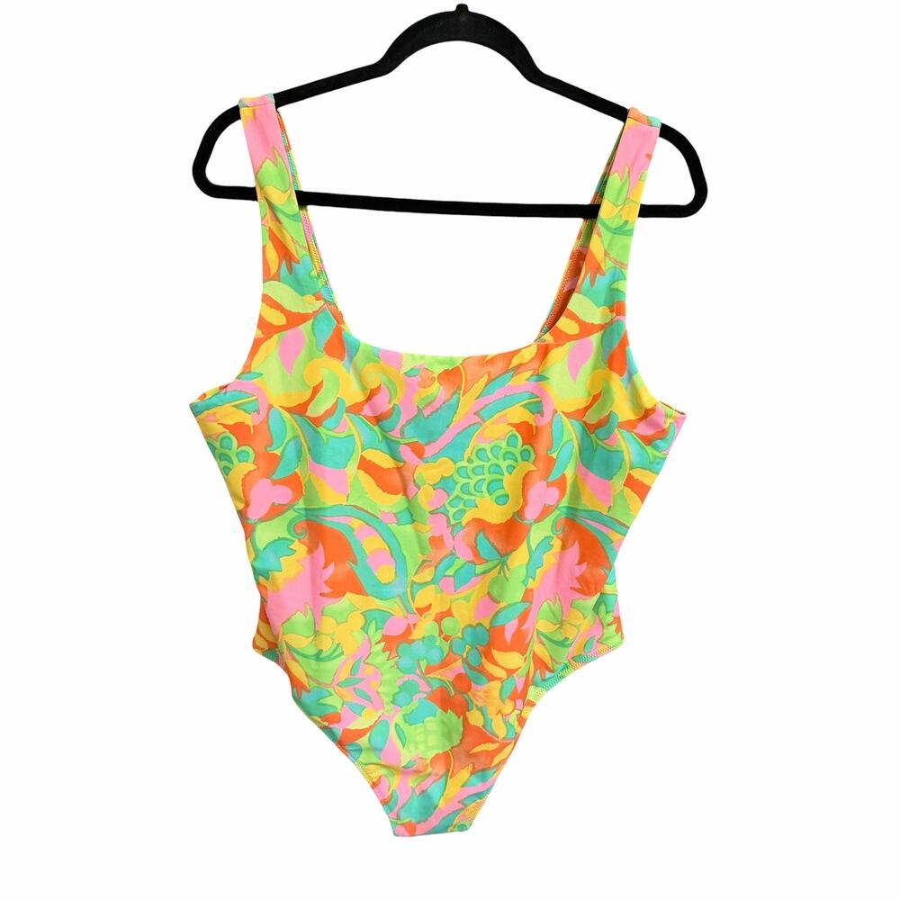 Show Me Your Mumu x Heather McMahan Caicos One Piece Swimsuit Multicolor XXL